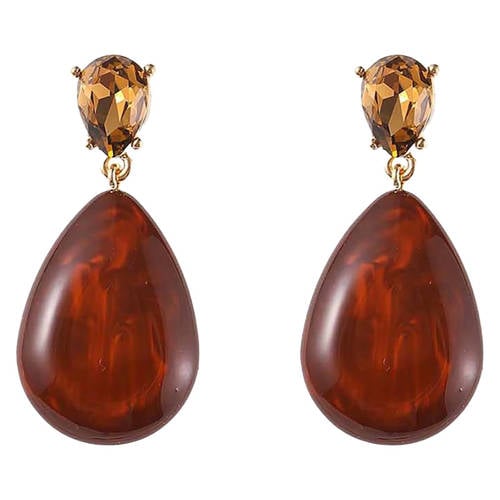 Candy Sweet Jewellery oorbellen CS24195 bruin afbeelding