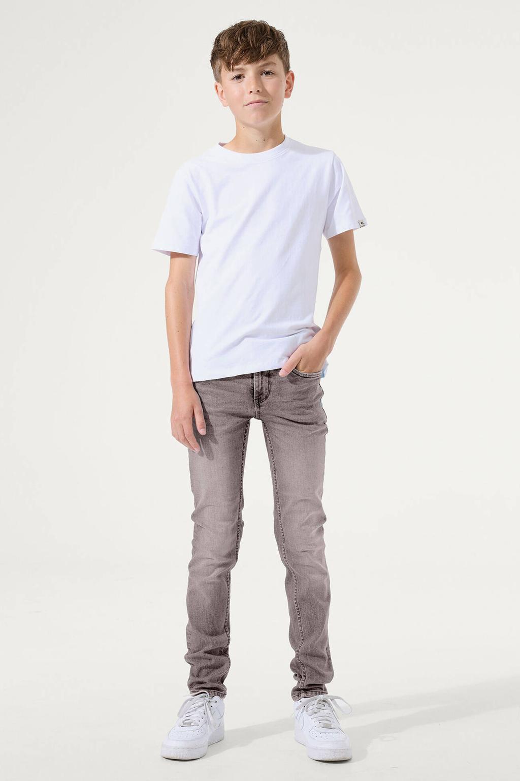 Grey denim jongens Garcia Tavio Slim slim fit jeans van denim met regular waist en effen