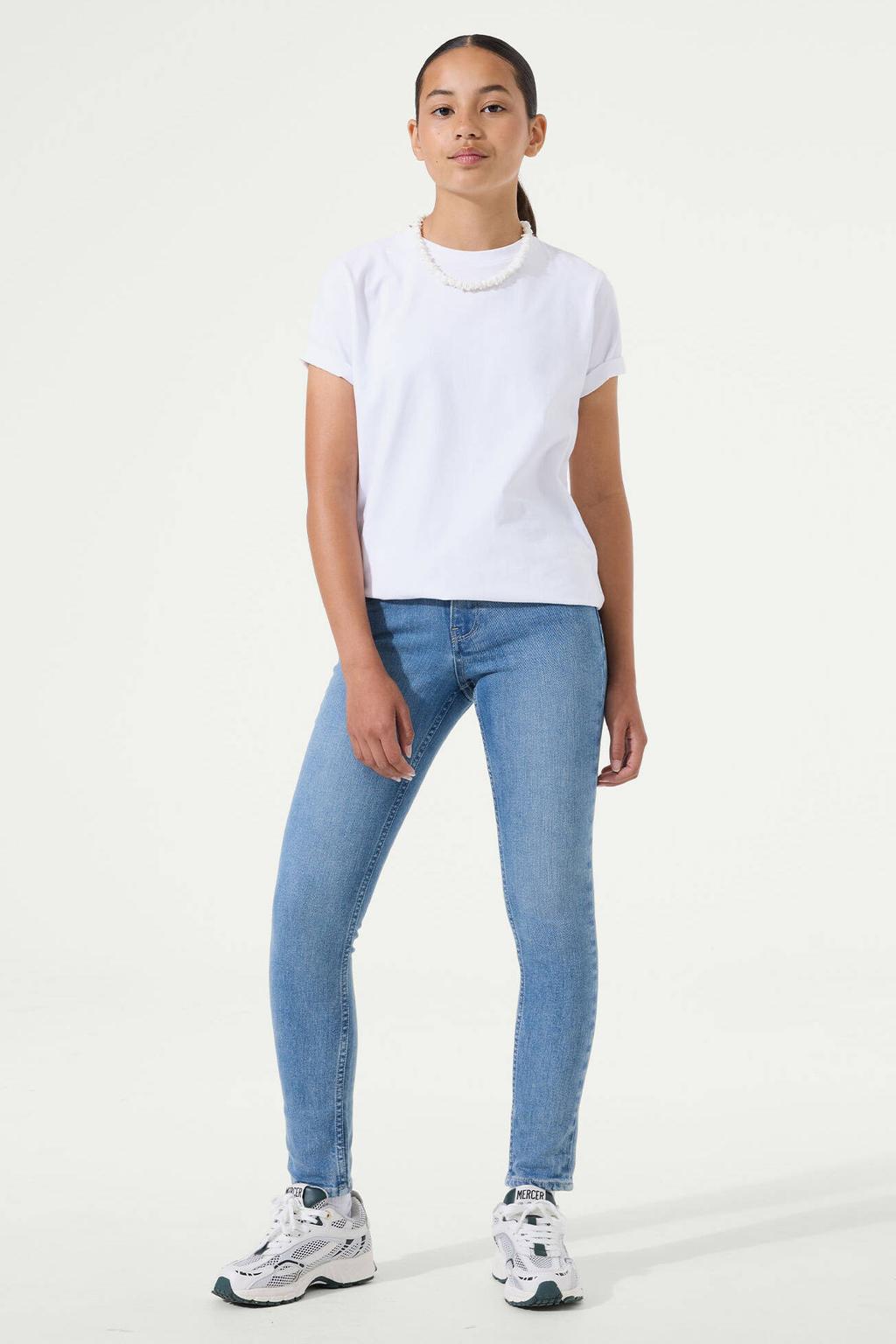 Garcia high waist slim fit jeans medium blue denim