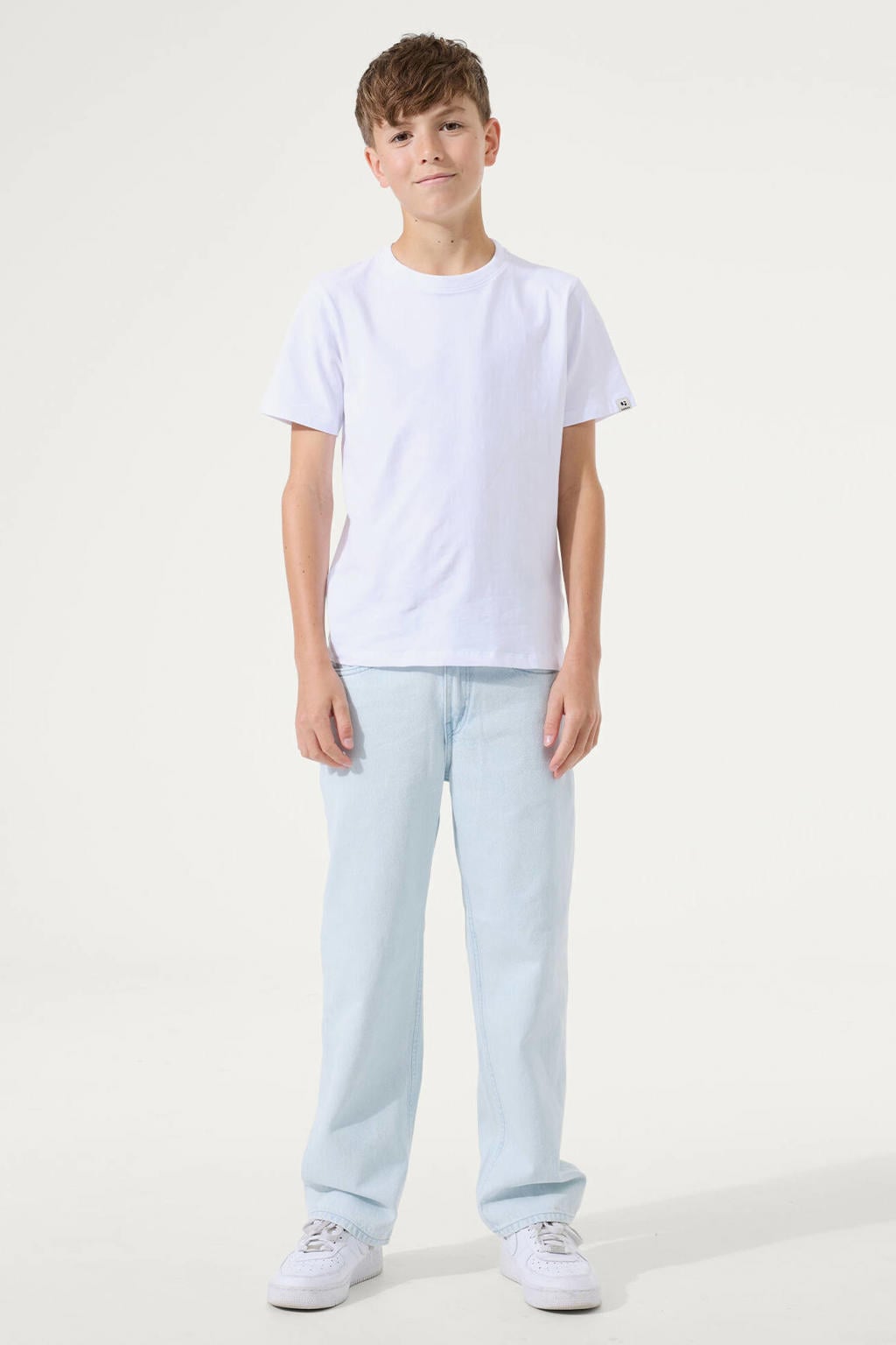 Garcia straight leg jeans light blue denim