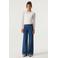 Garcia Annemay Wide high waist wide leg jeans dark blue denim