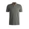 BOSS slim polo grijsgroen