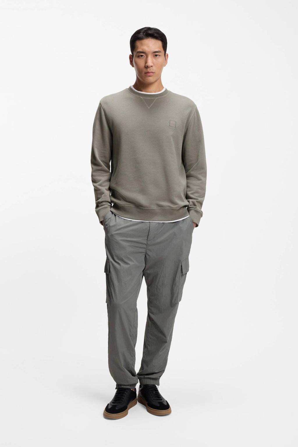 BOSS sweater grijsgroen
