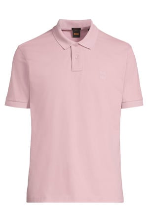 slim polo lichtroze