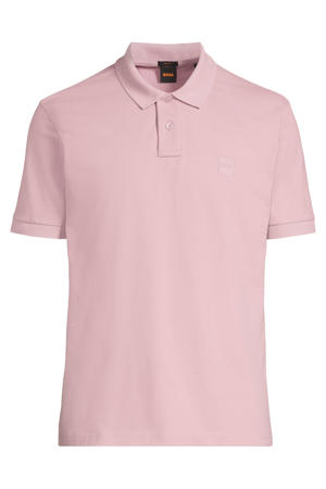 slim polo lichtroze