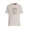 BOSS regular fit T-shirt met print - grijs