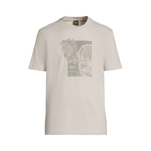 BOSS T-shirt beige afbeelding