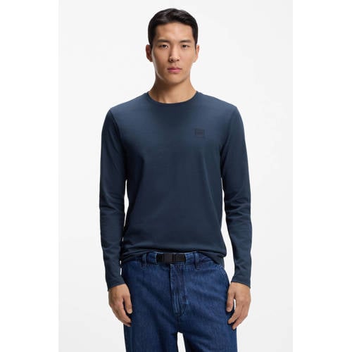 BOSS longsleeve donkerblauw afbeelding