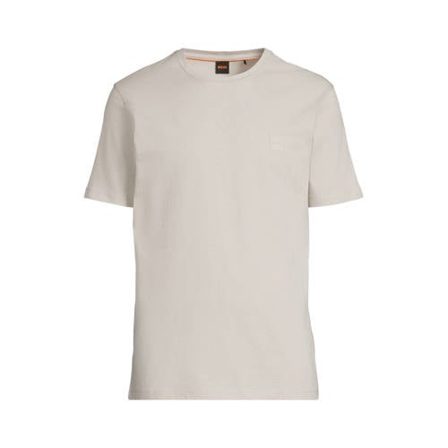 BOSS regular T-shirt beige afbeelding