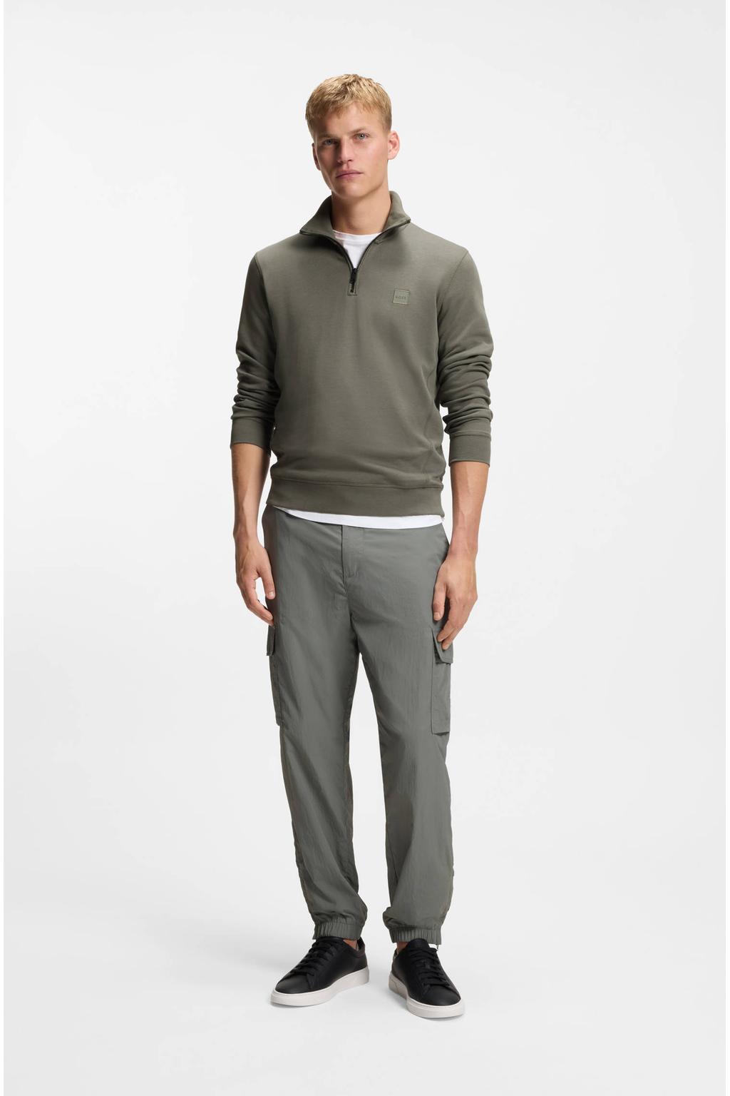 BOSS sweater grijsgroen