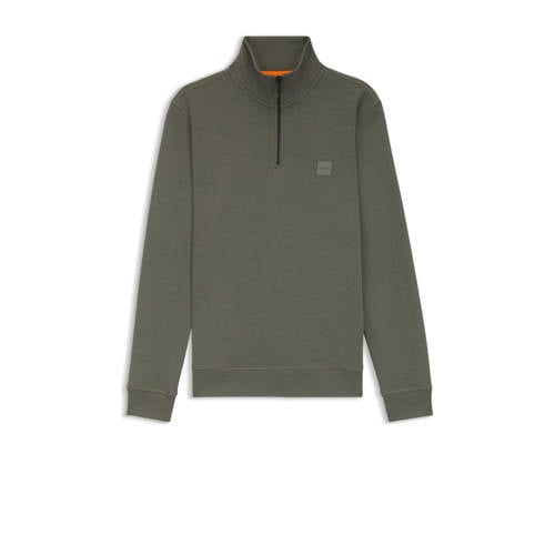 BOSS sweater grijsgroen afbeelding