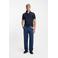 BOSS slim polo donkerblauw