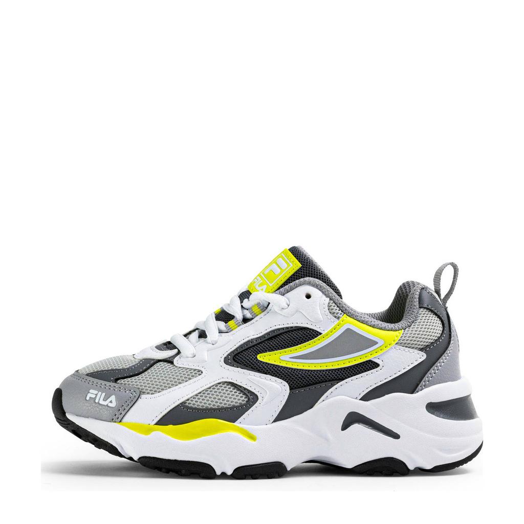 Geel en zwarte jongens Fila Ray Tracer sneakers van mesh-pu/voering: mesh/voetbed: eva met veters