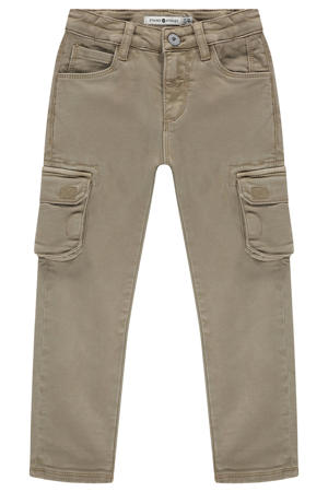 regular casual broek zand