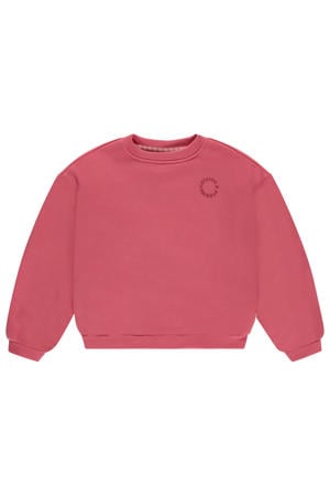 sweater met backprint roze