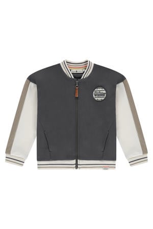 sweatvest antraciet