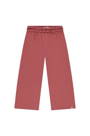 wide leg casual broek roze