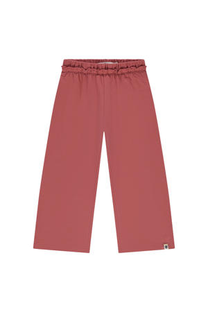 wide leg casual broek roze