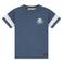 Stains&Stories T-shirt met backprint donkerblauw