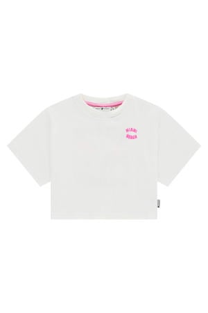 T-shirt met backprint wit