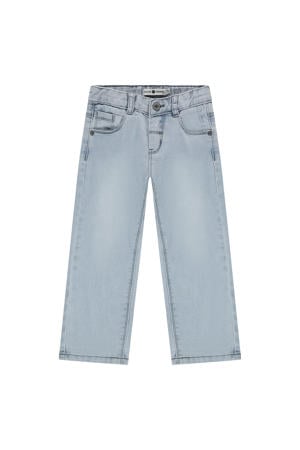 wide leg jeans light blue denim