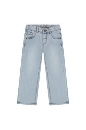 wide leg jeans light blue denim