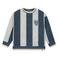 Stains&Stories gestreepte sweater blauw