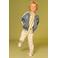 Stains&Stories sweatvest donkerblauw