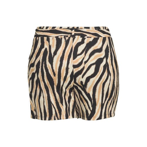 GREAT LOOKS crinkle short met zebraprint afbeelding