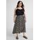 GREAT LOOKS crinkle maxi wikkelrok met bloemenprint
