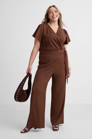crinkle jumpsuit bruin