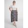 GREAT LOOKS crinkle maxi wikkelrok met bloemenprint