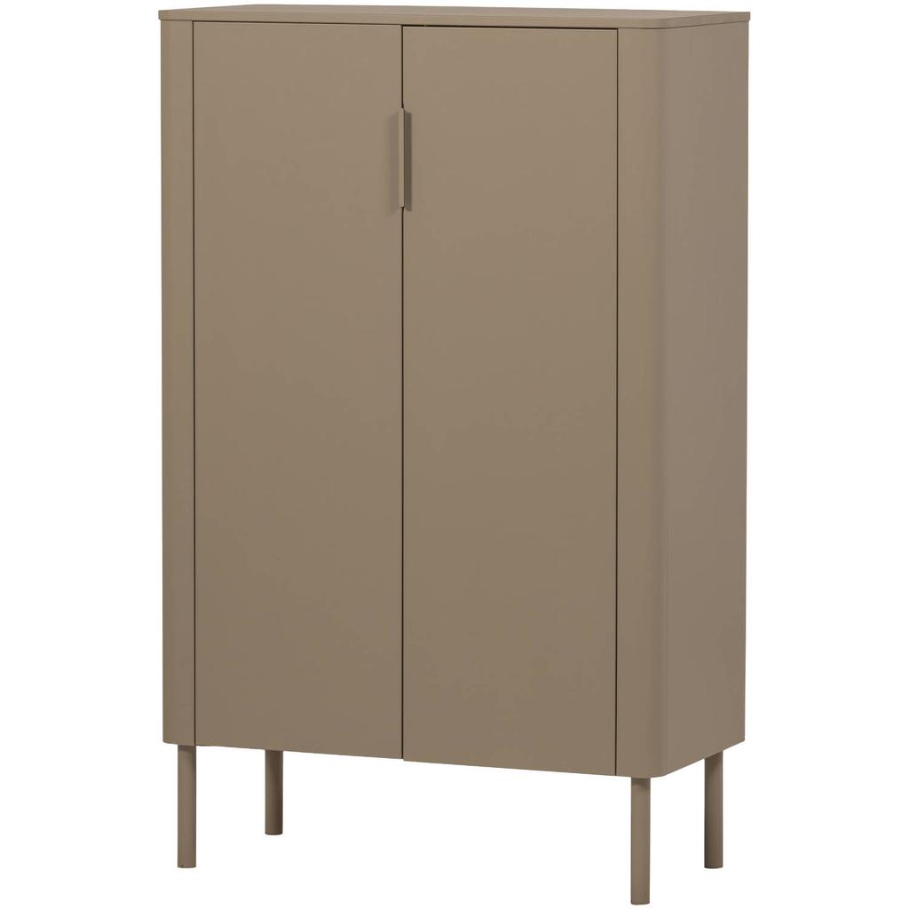 WOOOD WOOOD Gunnar 2-Deurs Kast - Grenen - Matzwart -135x85x39