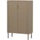 WOOOD WOOOD Gunnar 2-Deurs Kast - Grenen - Matzwart -135x85x39