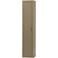 WOOOD Gunnar Smalle Hoge Kast - Grenen - Matzwart - 217x45x39