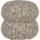 WOOOD Anic Poef Met Dessin Lichtbruin Melange - 40x43x43