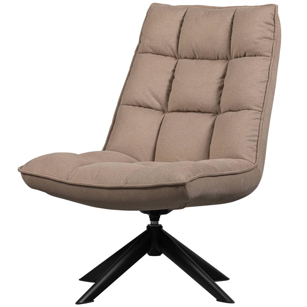 WOOOD WOOOD Jouke Draaifauteuil - Kunstleer - Groen - 97x70x85