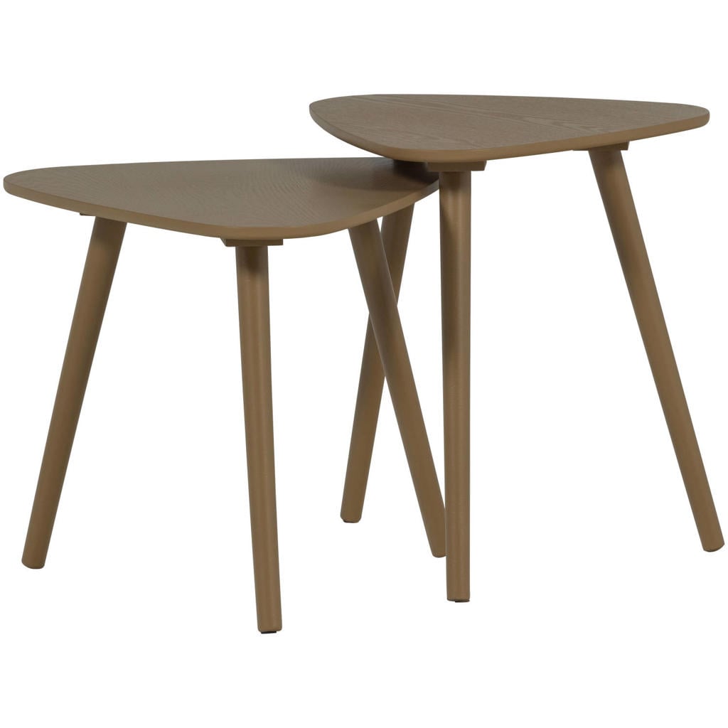 WOOOD bijzettafel (set van 2) Nila