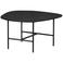 WOOOD WOOOD Vajen Salontafel - Marmeren Look - Zwart - 38x70x70