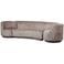 WOOOD WOOOD Combi-Popular Modulaire Bank - Chenille - Taupe - 72x370x97