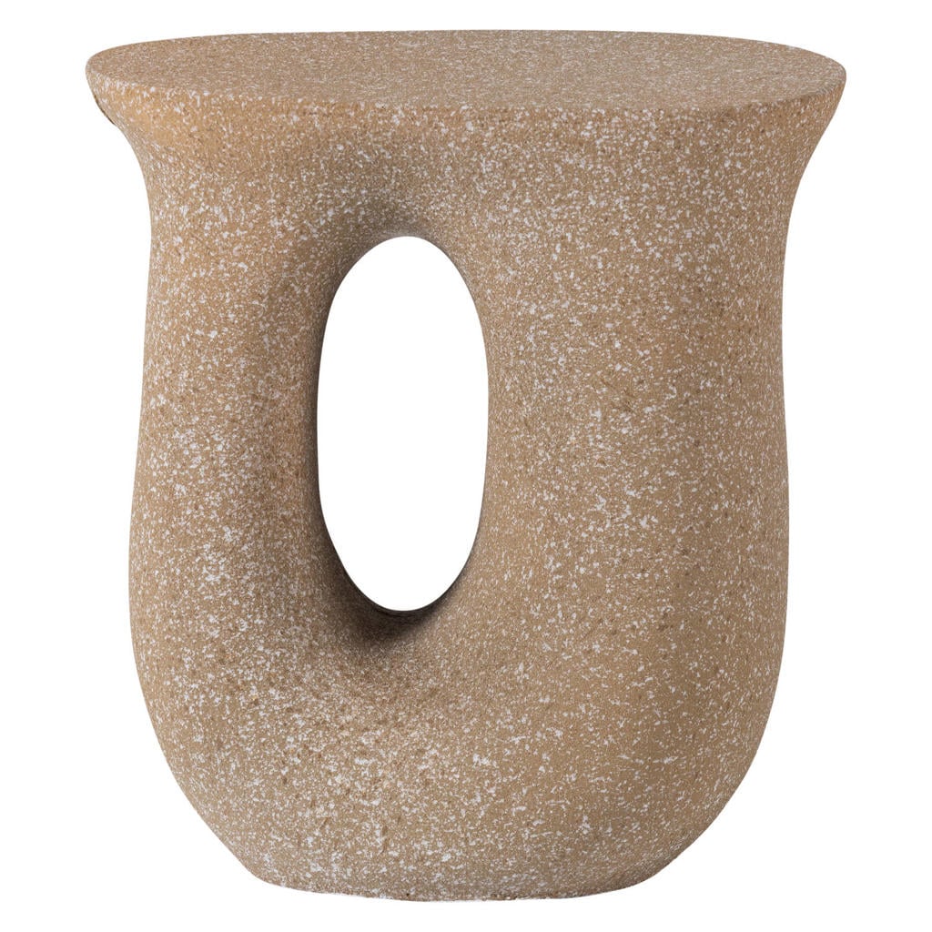 WOOOD WOOOD Mason Bijzettafel Met Spikkels - Magnesium - Groen - 45x42x33