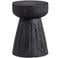 WOOOD Borre Kruk - Hout - Zwart - 40x28x28