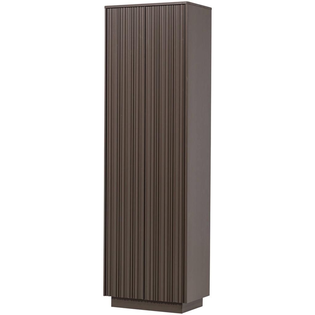 WOOOD WOOOD Nova Hoge Kast - Grenen - Truffel Bruin - 215x67x40