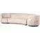 WOOOD WOOOD Combi-Popular Modulaire Bank - Chenille - Taupe - 72x370x97
