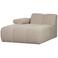 WOOOD WOOOD Mojo Chaise Longue Element Bank Links - Wollig - Donkerzand