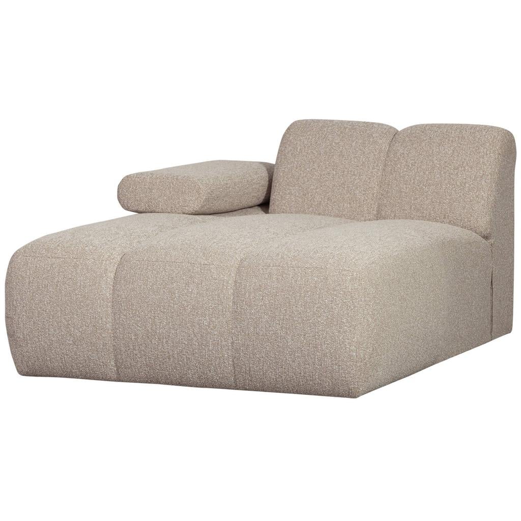 WOOOD WOOOD Mojo Chaise Longue Elementenbank Links - Bouclé - Beige