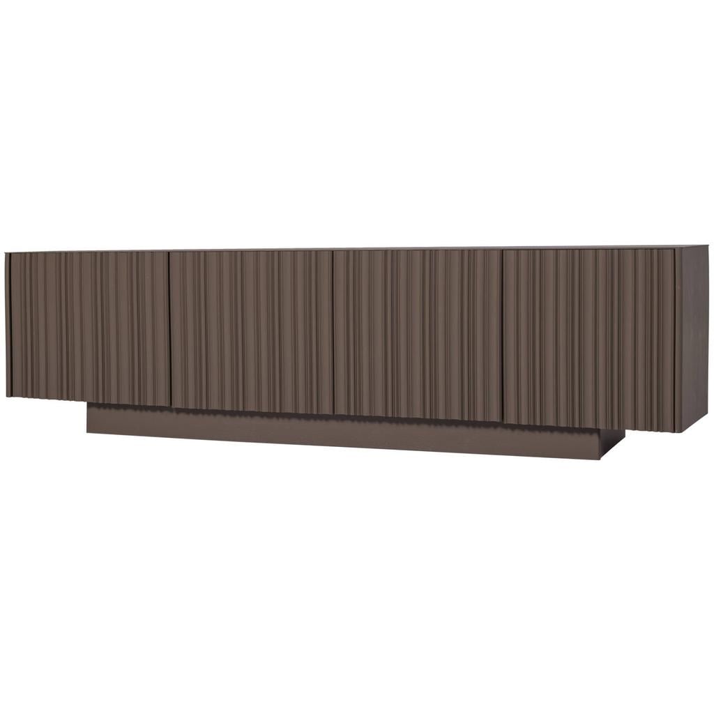 WOOOD Nova Tv Meubel 200 cm - Grenen - Truffel Bruin - 54x200x40