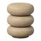WOOOD WOOOD Laurel Bijzettafel Met Spikkels - Magnesium - Beige - 50x40x40