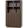 WOOOD Nova Lage Vitrinekast - Grenen - Truffel Bruin - 172x102x40