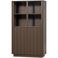 WOOOD WOOOD Nova Lage Vitrinekast - Grenen - Truffel Bruin - 172x102x40